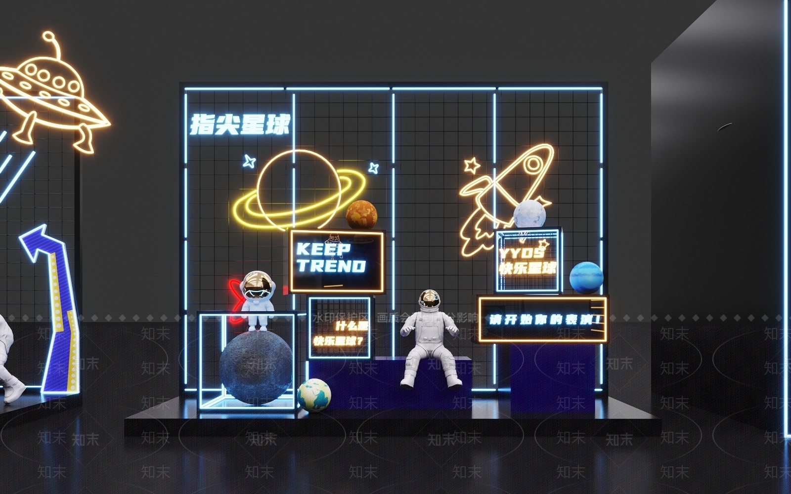 现代美陈3D模型下载【ID:1104507792】