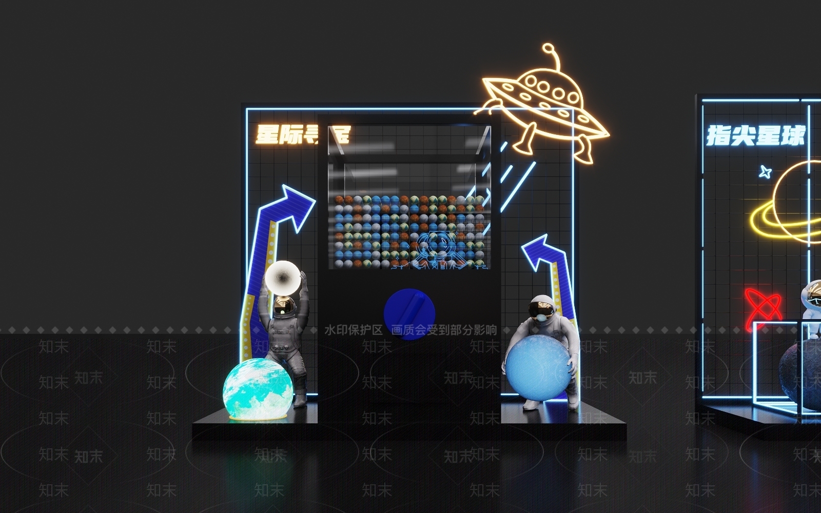 现代美陈3D模型下载【ID:1104507738】