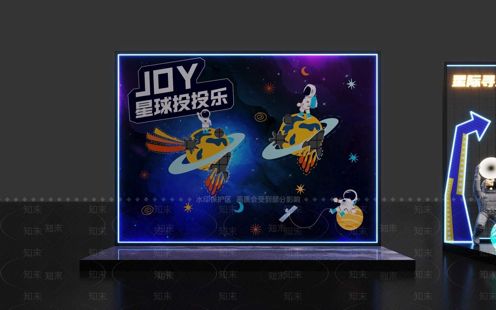 现代美陈3D模型下载【ID:1104507933】