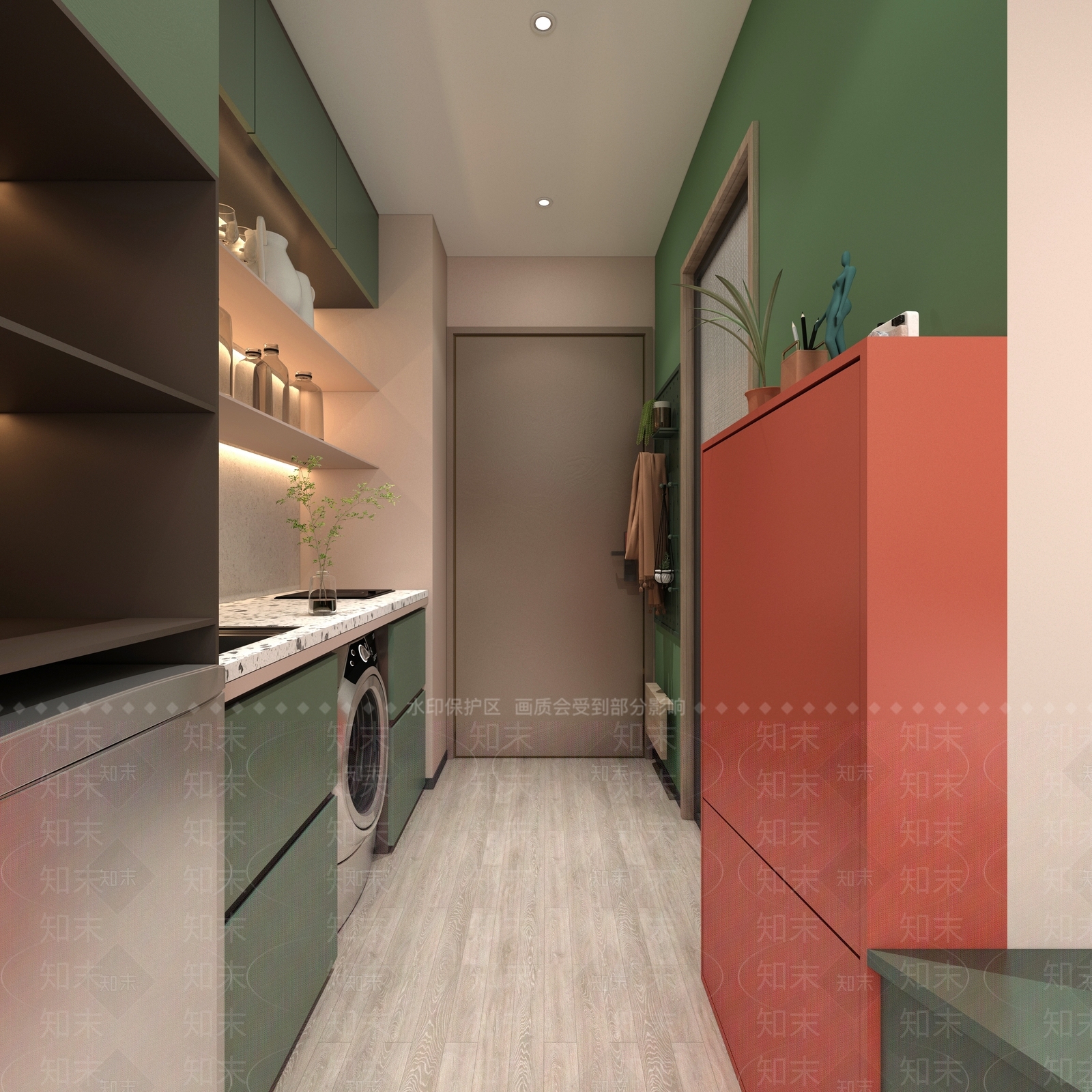 现代单身公寓3D模型下载【ID:1104509073】