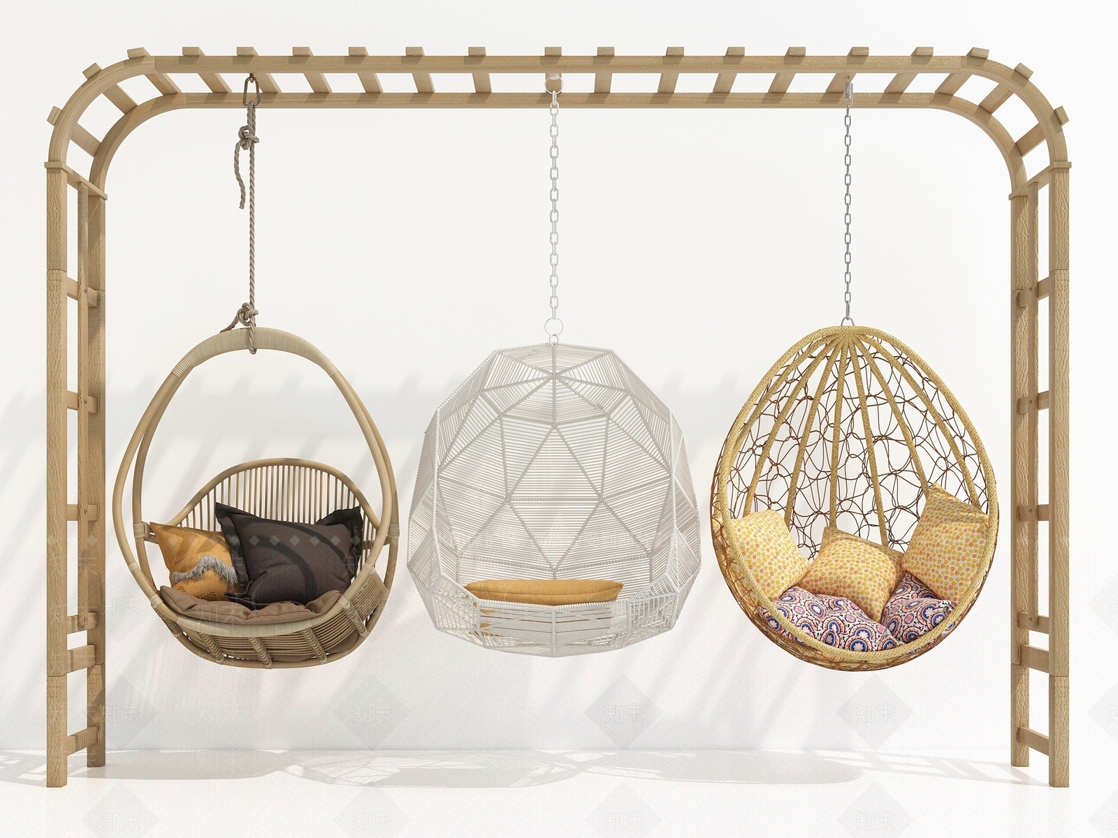 现代吊椅3D模型下载【ID:1104517387】