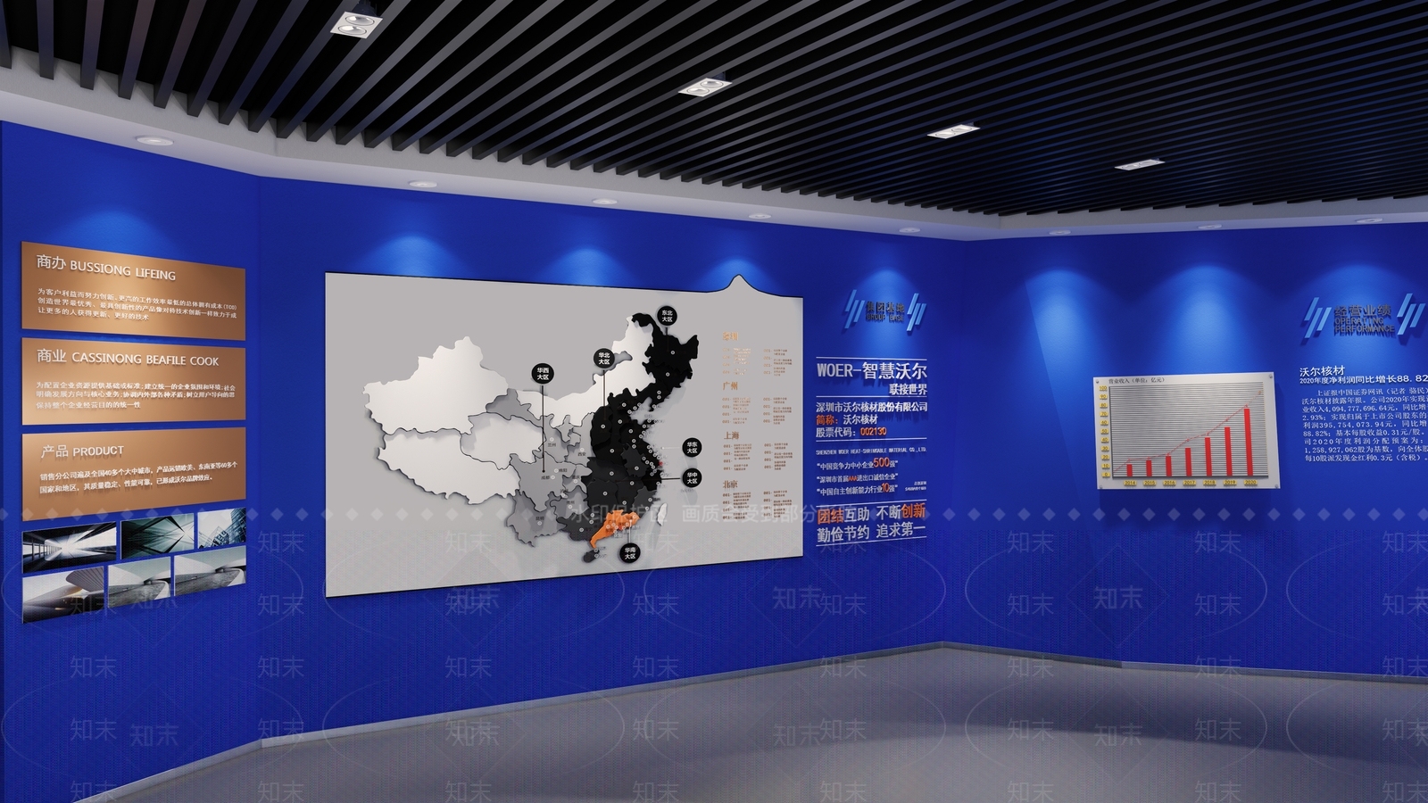 现代其他展厅SU模型下载【ID:1114037790】