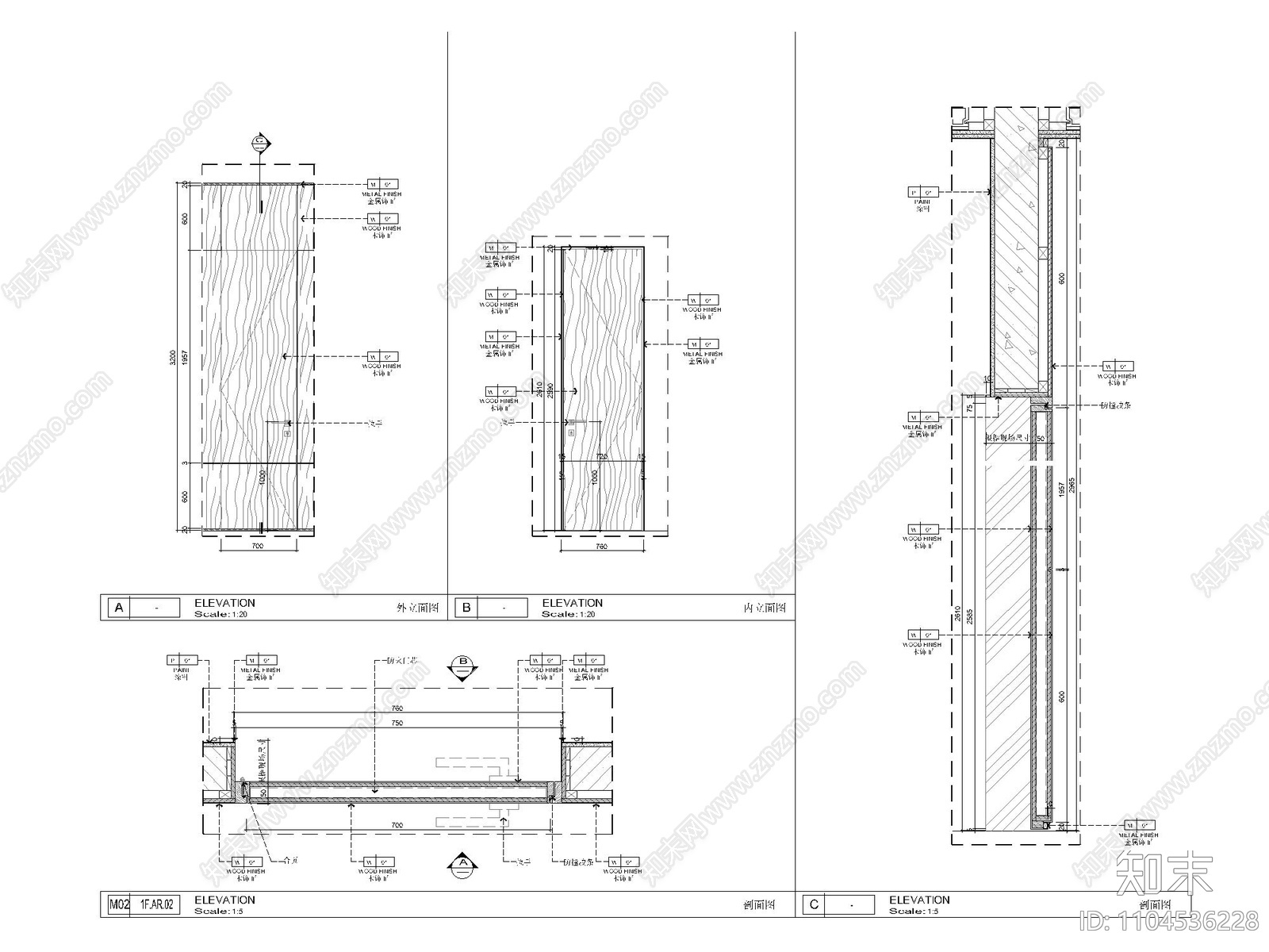 现代门表图施工图下载【ID:1104536228】