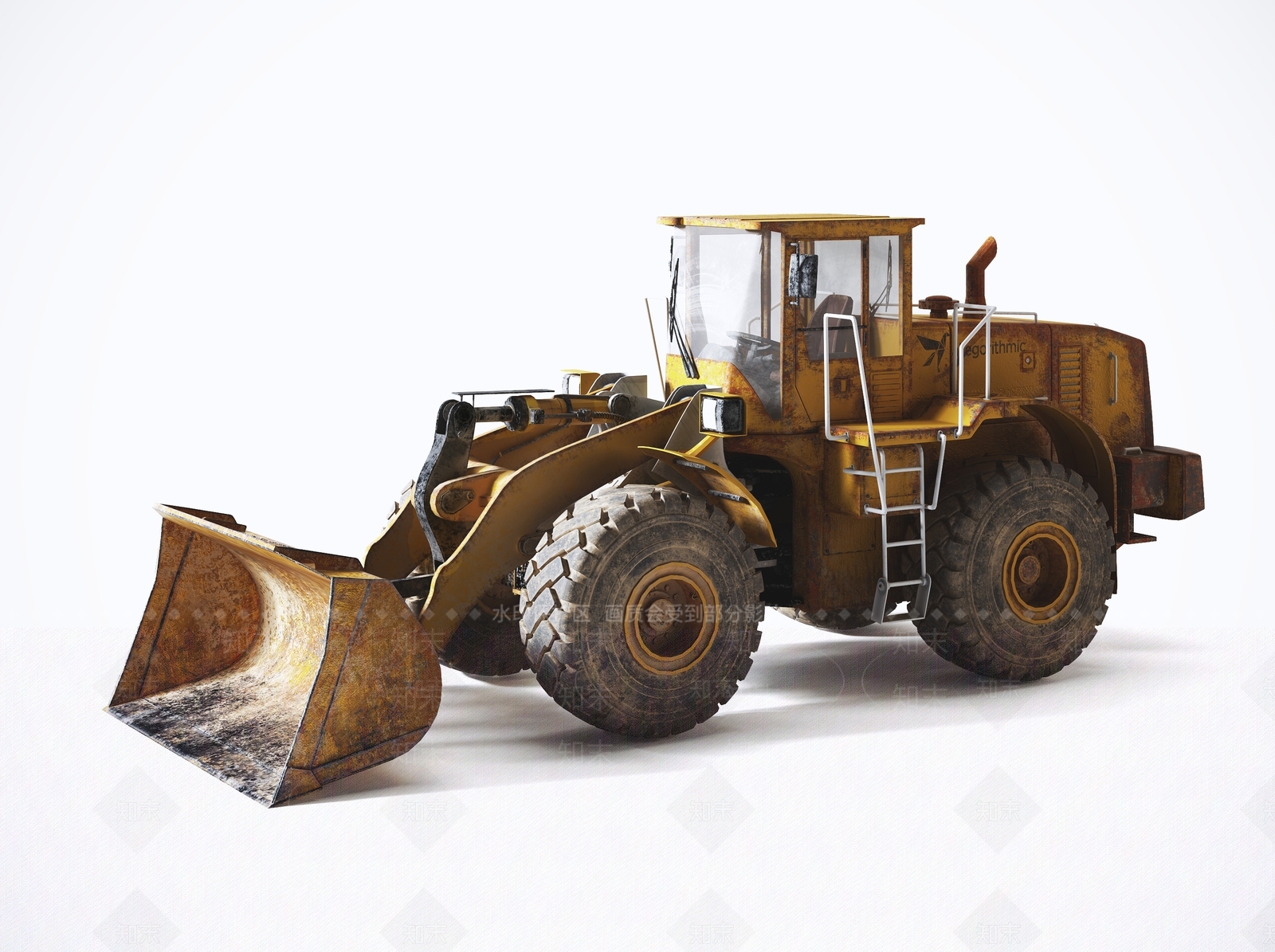 现代推土机3D模型下载【ID:1104549996】