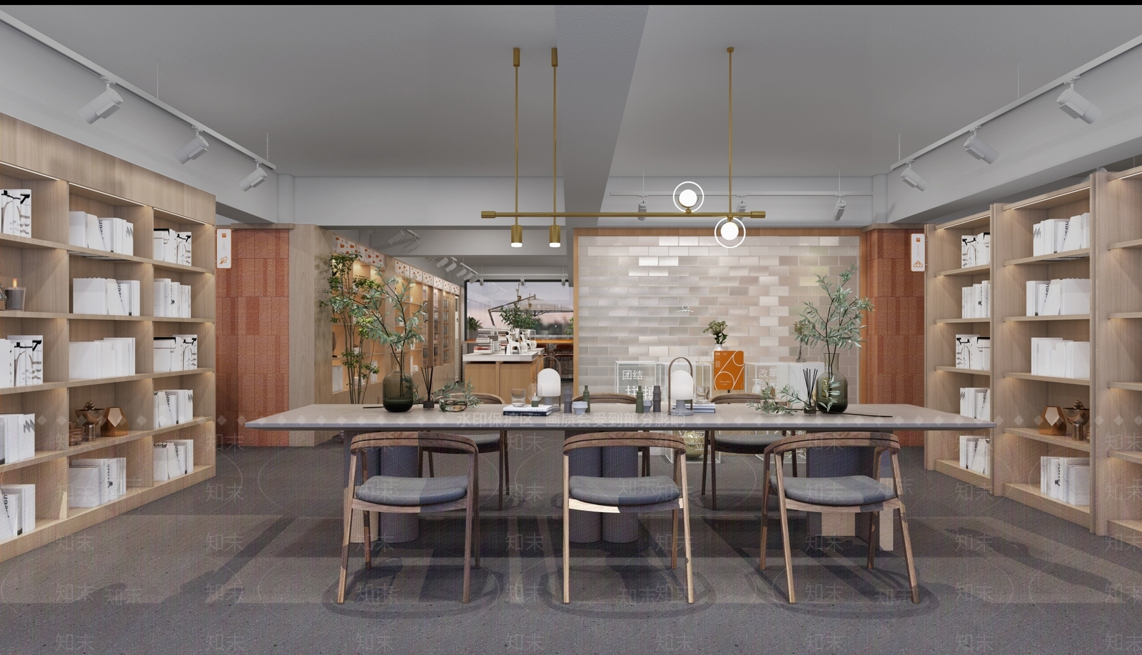 现代书店3D模型下载【ID:1104579442】
