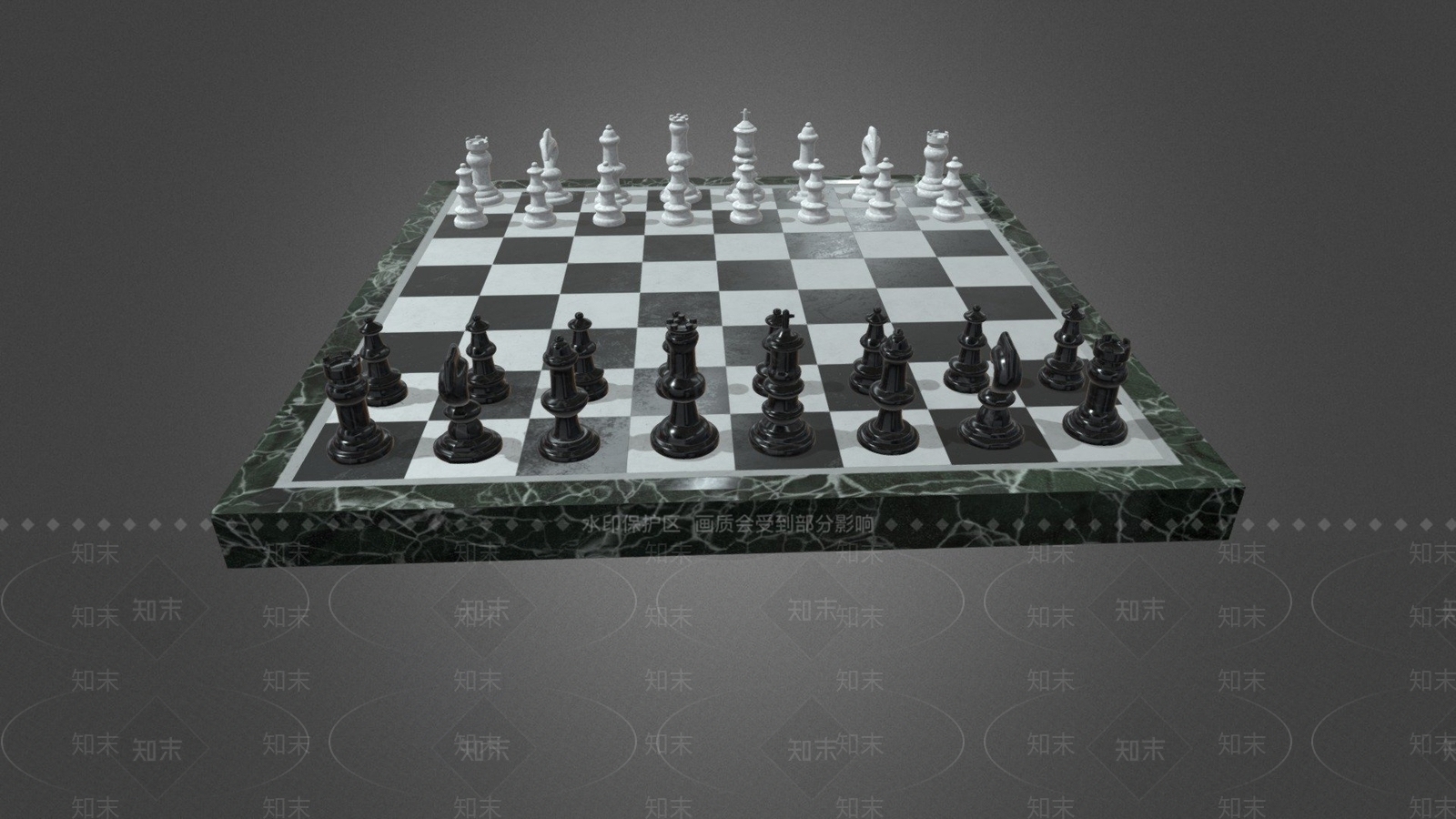 现代国际象棋3D模型下载【ID:1104585738】