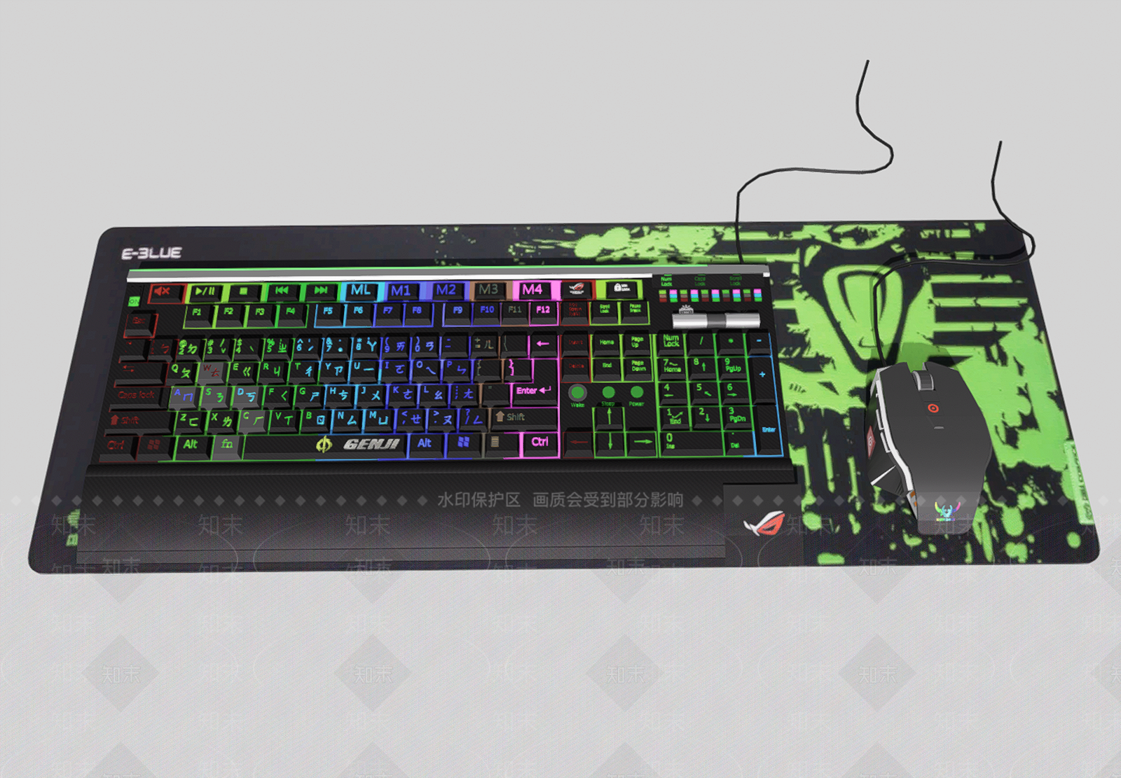 现代机械键盘SU模型下载【ID:1104591448】