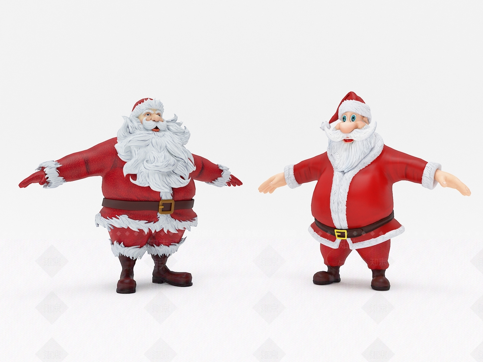 现代圣诞老人3D模型下载【ID:1104603721】