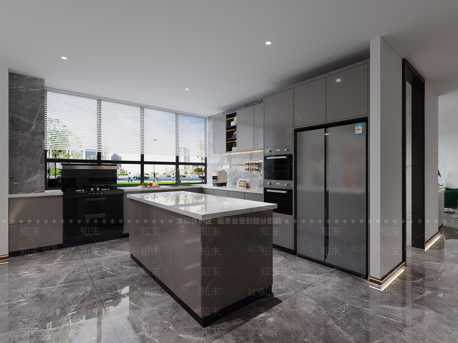 现代公司前台3D模型下载【ID:1104621389】