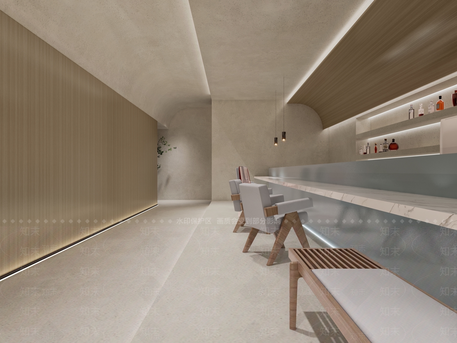 侘寂酒吧3D模型下载【ID:1104634036】