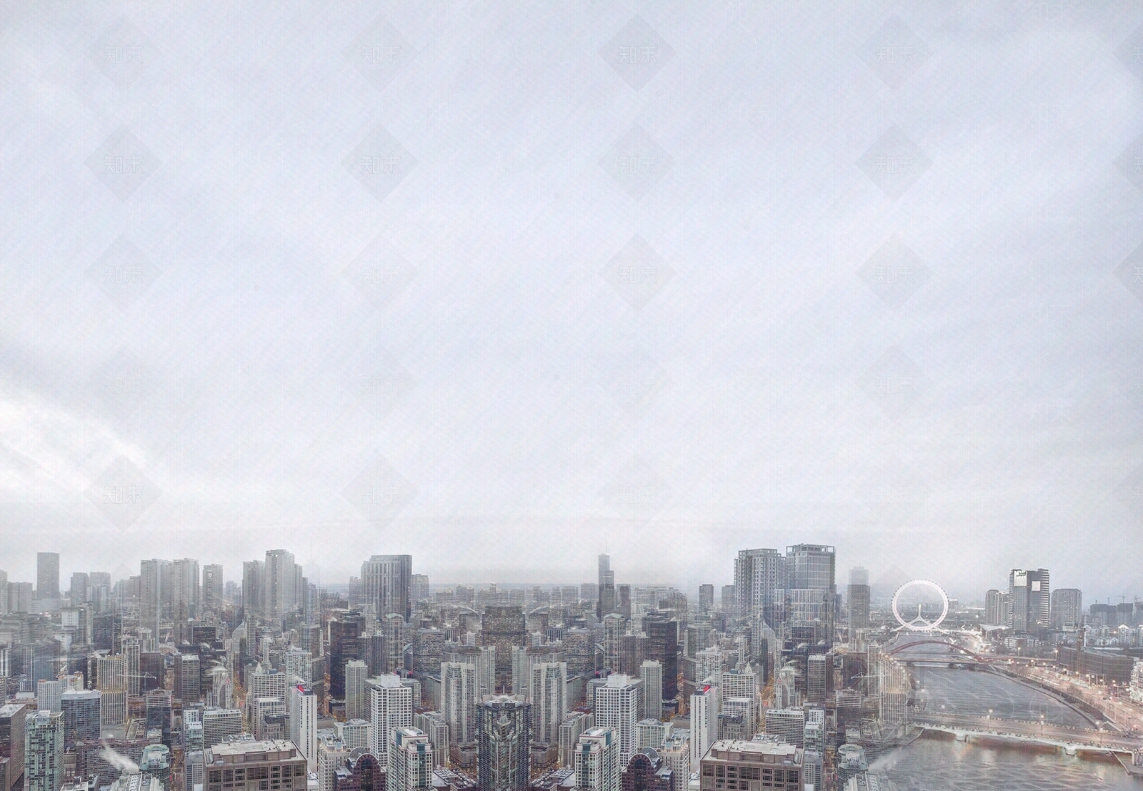 城市背景高清贴图材质