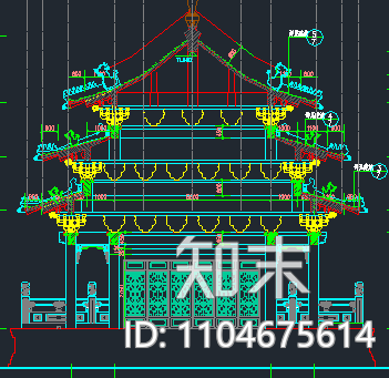 74个中式构件节点cad施工图下载【ID:1104675614】