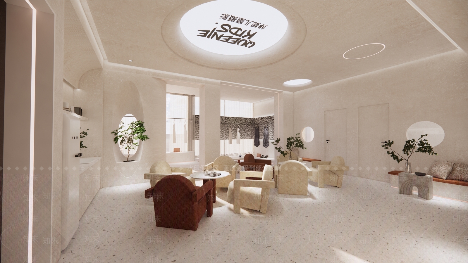 现代摄影店SU模型下载【ID:1104677986】