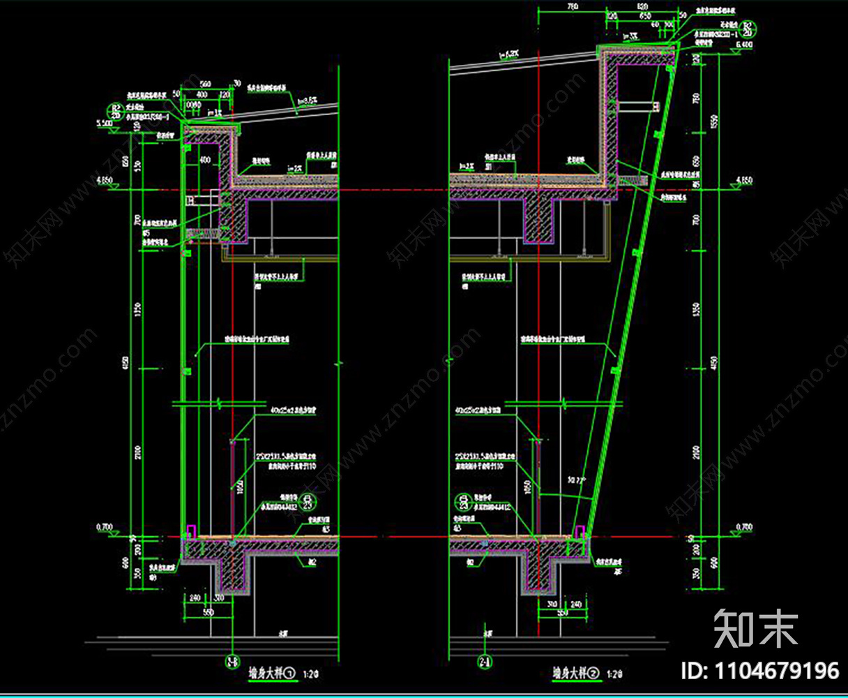 小茶室建筑CADcad施工图下载【ID:1104679196】