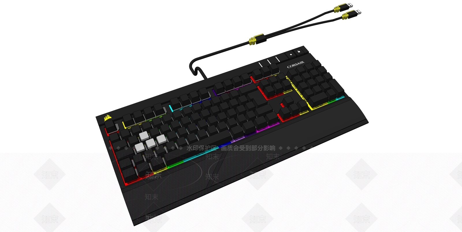 现代电脑配件SU模型下载【ID:1104684572】