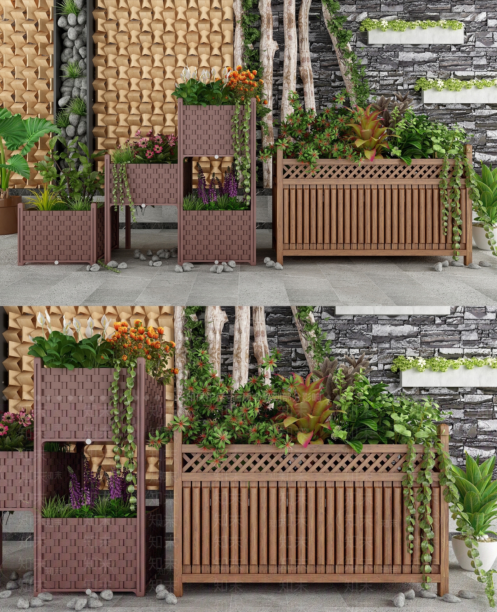 现代花箱3D模型下载【ID:1104689611】