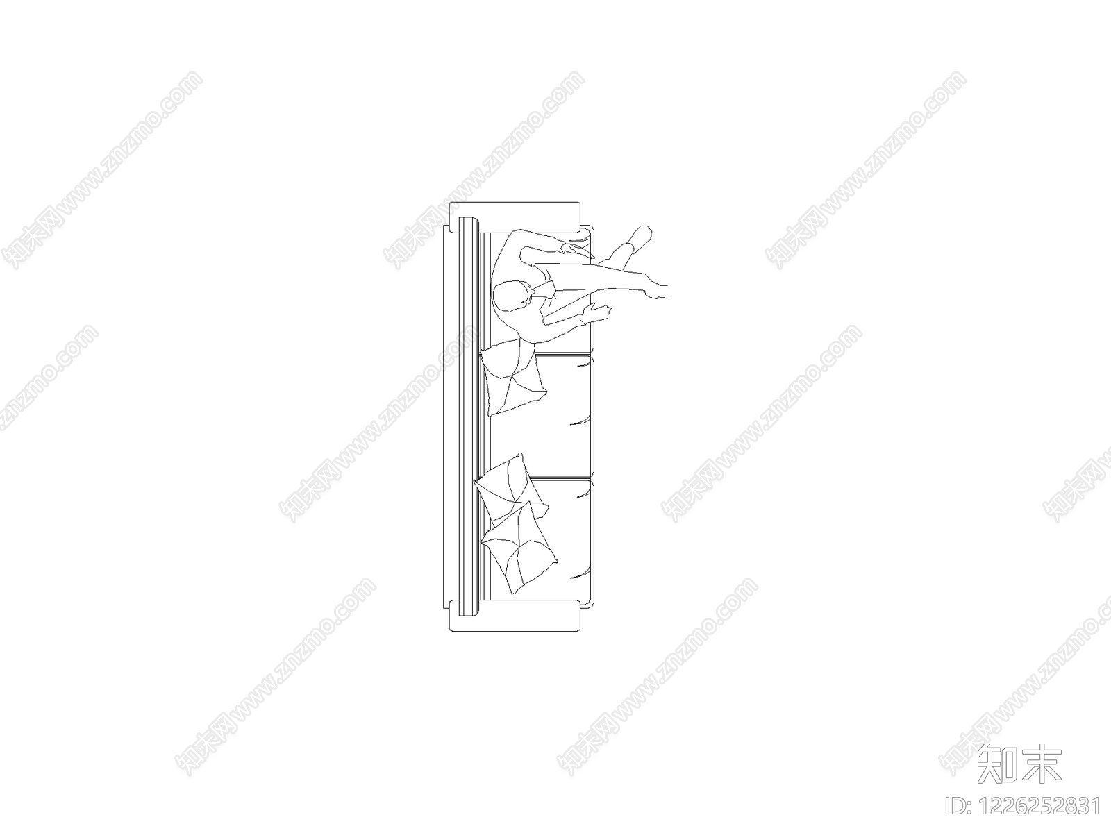 沙发CAD图纸