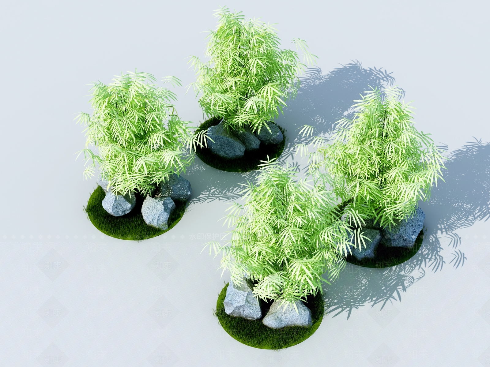 现代竹子3D模型下载【ID:1104698931】