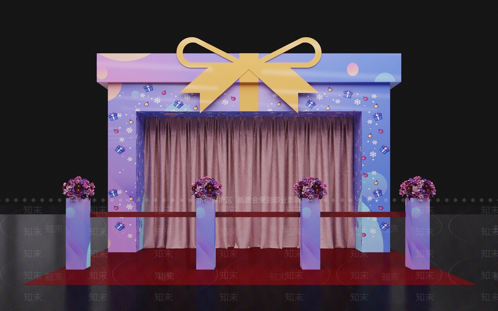 现代美陈3D模型下载【ID:1104834543】