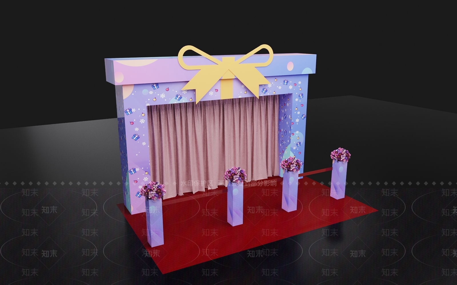 现代美陈3D模型下载【ID:1104834543】