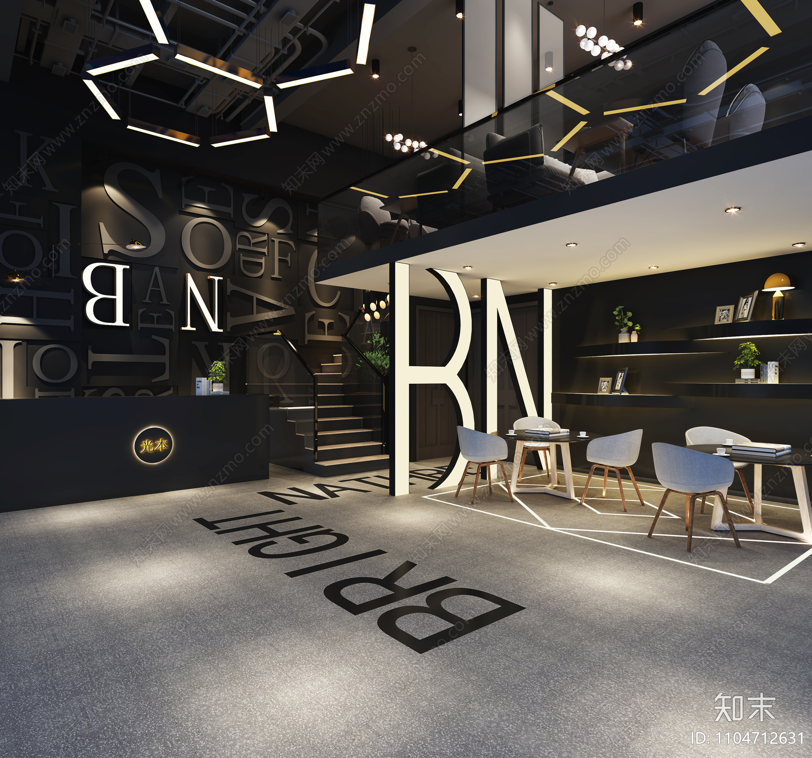 现代简约摄影店cad施工图下载【ID:1104712631】