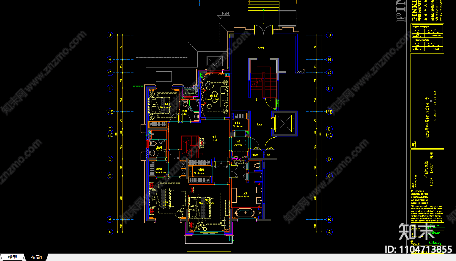 大连亿达cad施工图下载【ID:1104713855】