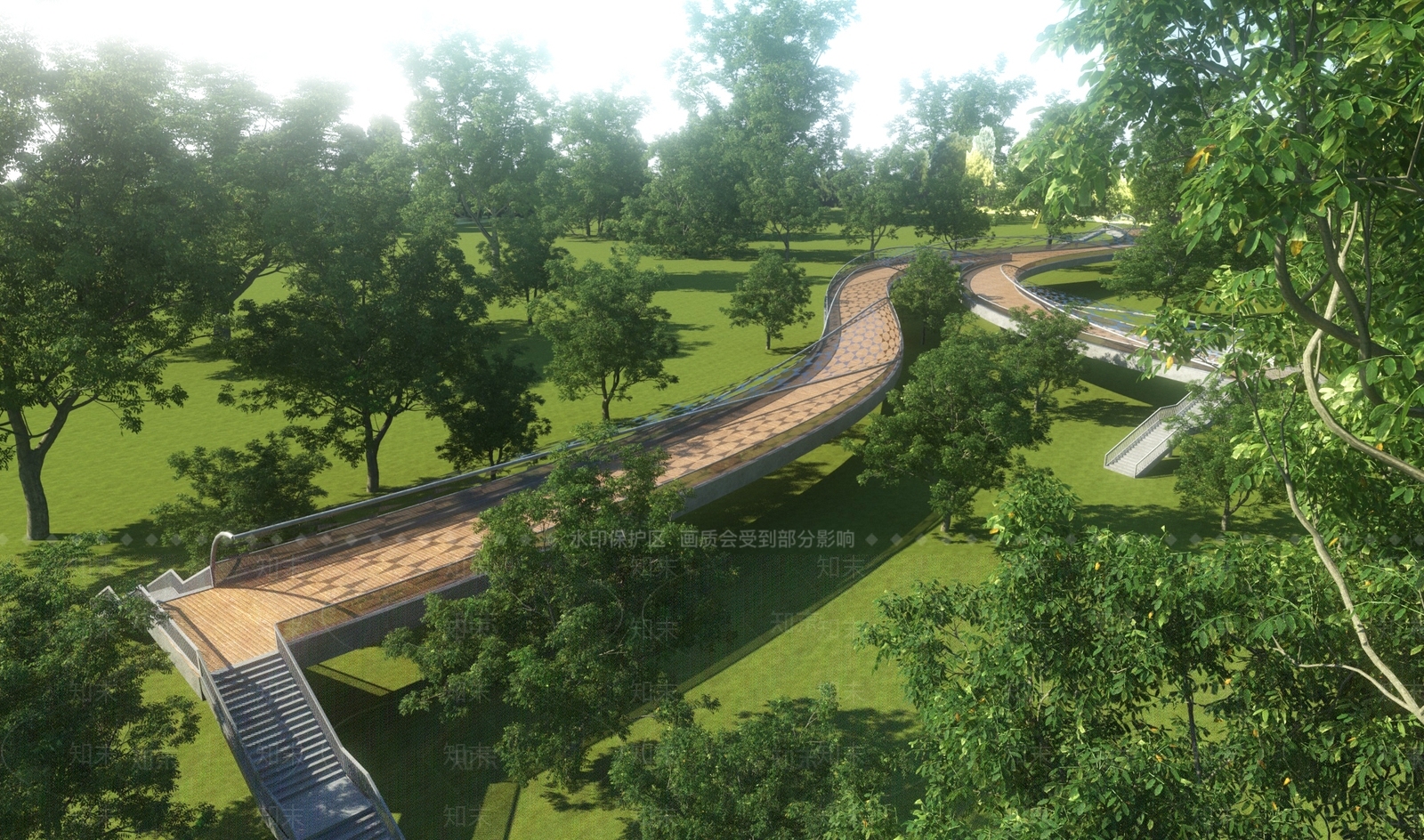 现代桥3D模型下载【ID:1104732073】