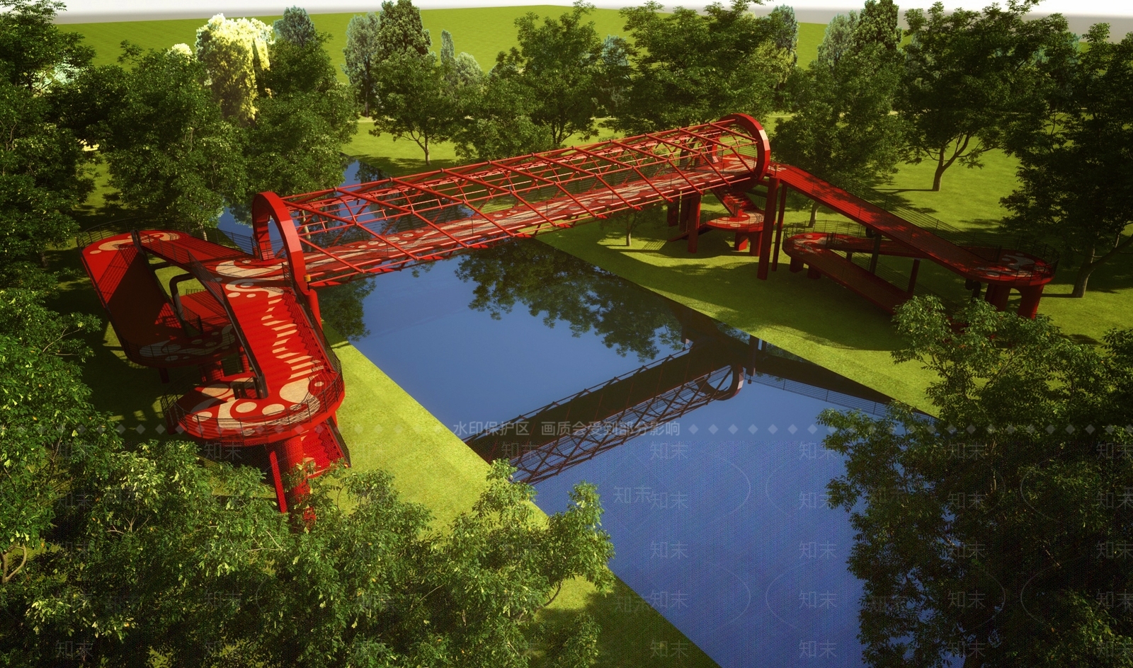 现代桥3D模型下载【ID:1104733832】