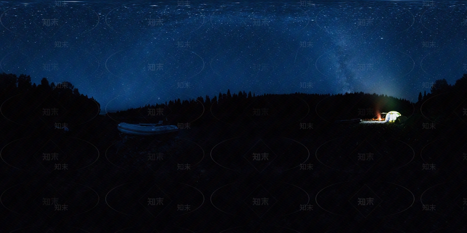 HDR暗夜星空全景贴图下载【ID:1104733793】