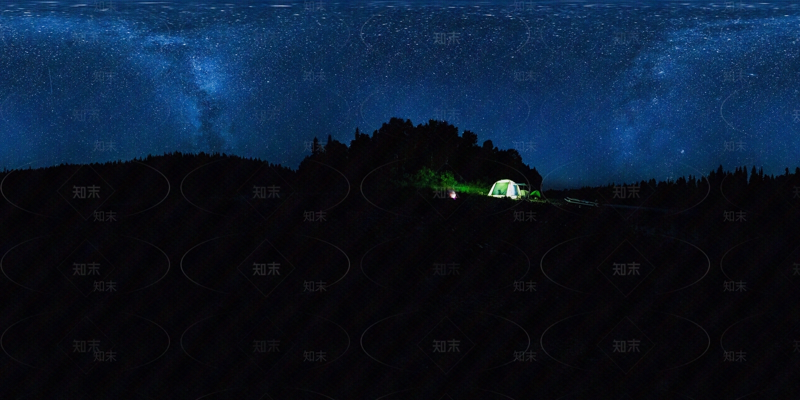 HDR夜空中最亮的星全景贴图下载【ID:1104733799】