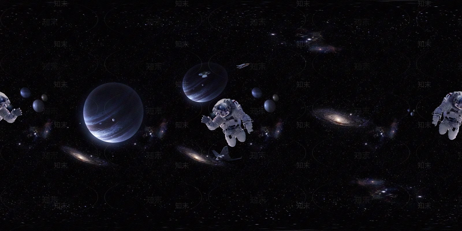 HDR外太空全景贴图下载【ID:1104733813】
