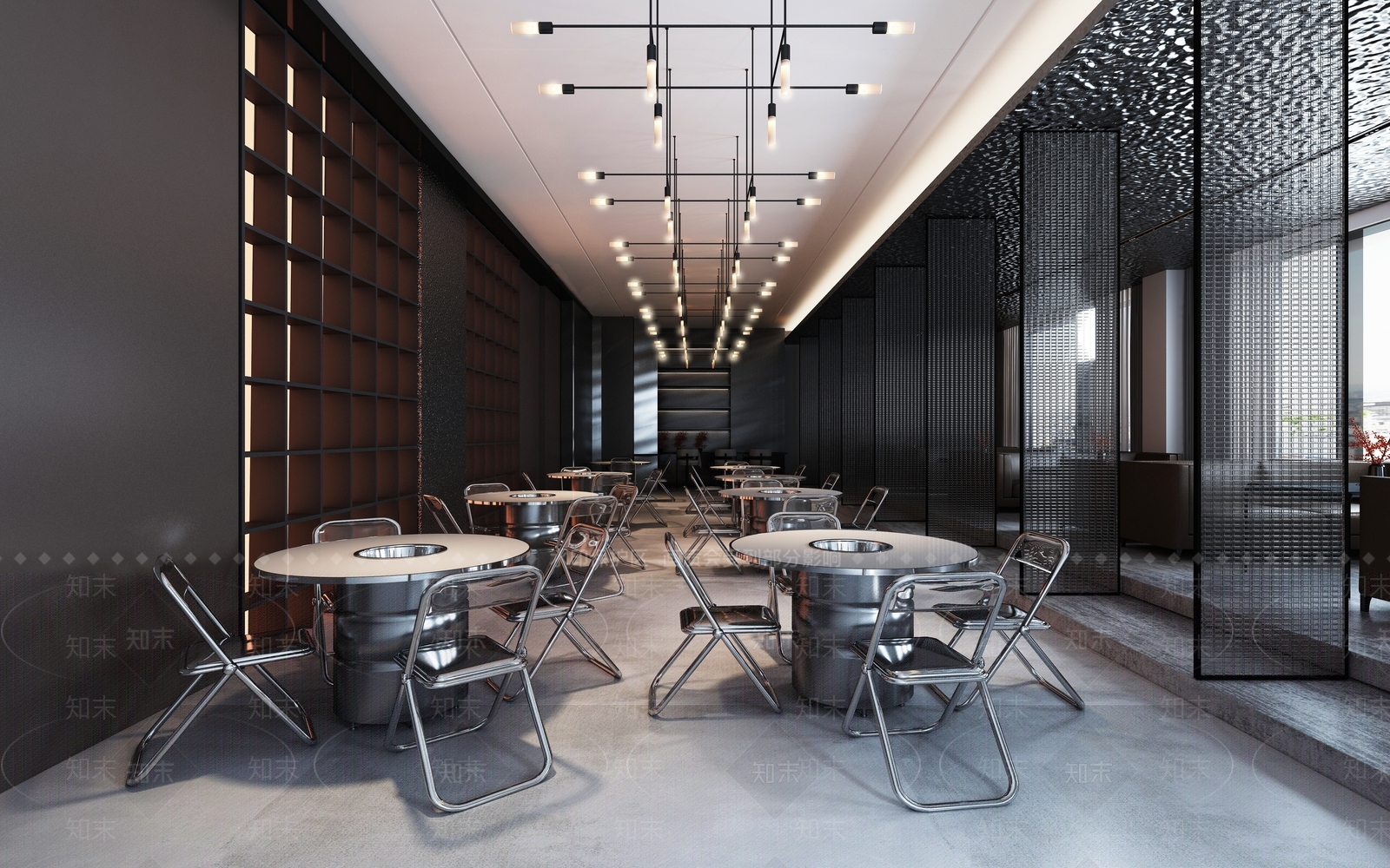工业风火锅店3D模型下载【ID:1104741810】