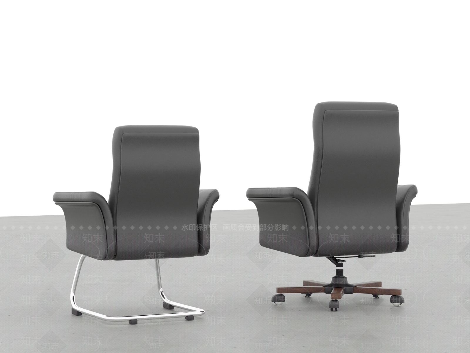 现代办公椅3D模型下载【ID:1104744987】