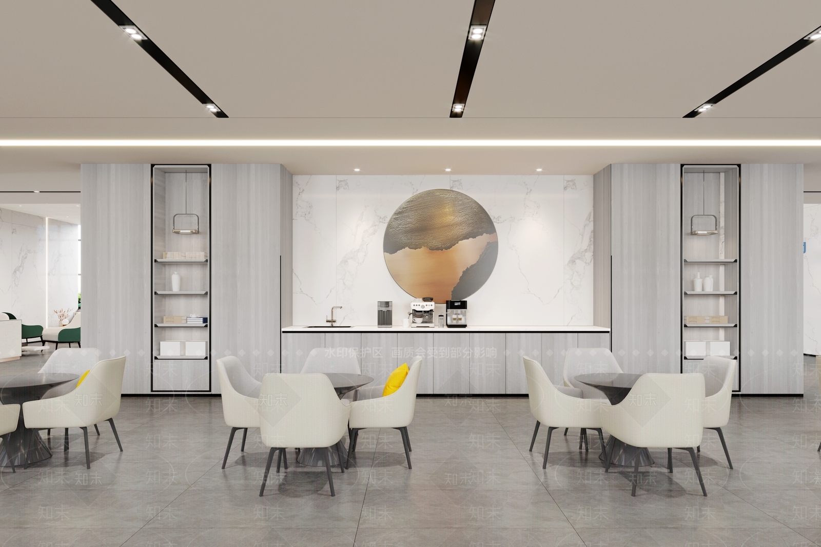 现代办公休息区3D模型下载【ID:1104832241】