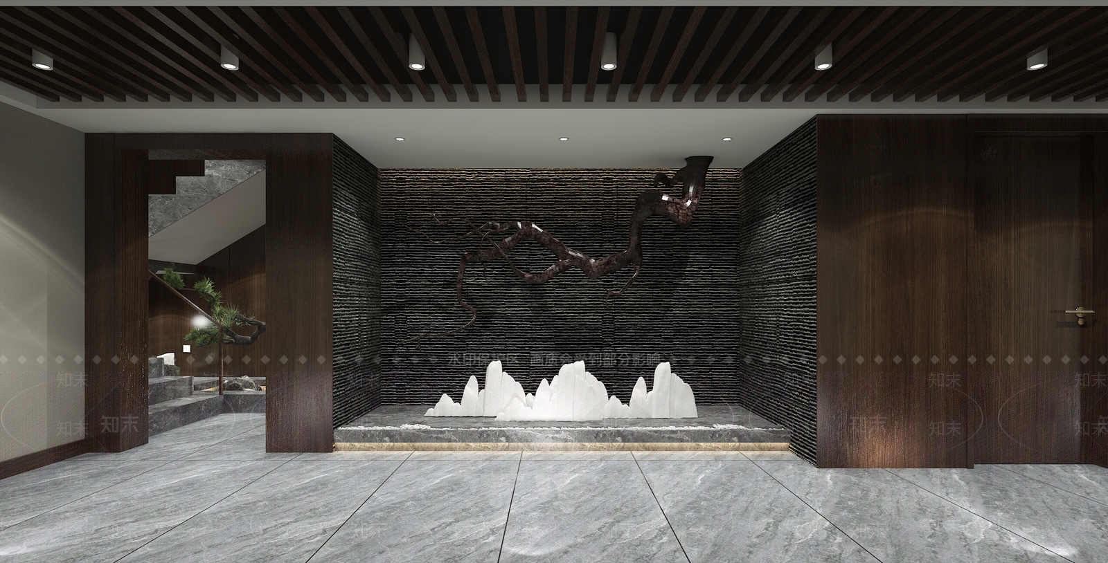 新中式家居影音房3D模型下载【ID:1104752000】