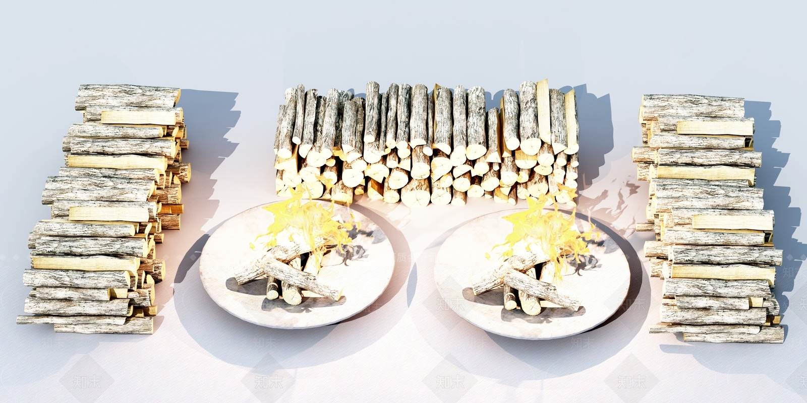 现代木头3D模型下载【ID:1104758845】
