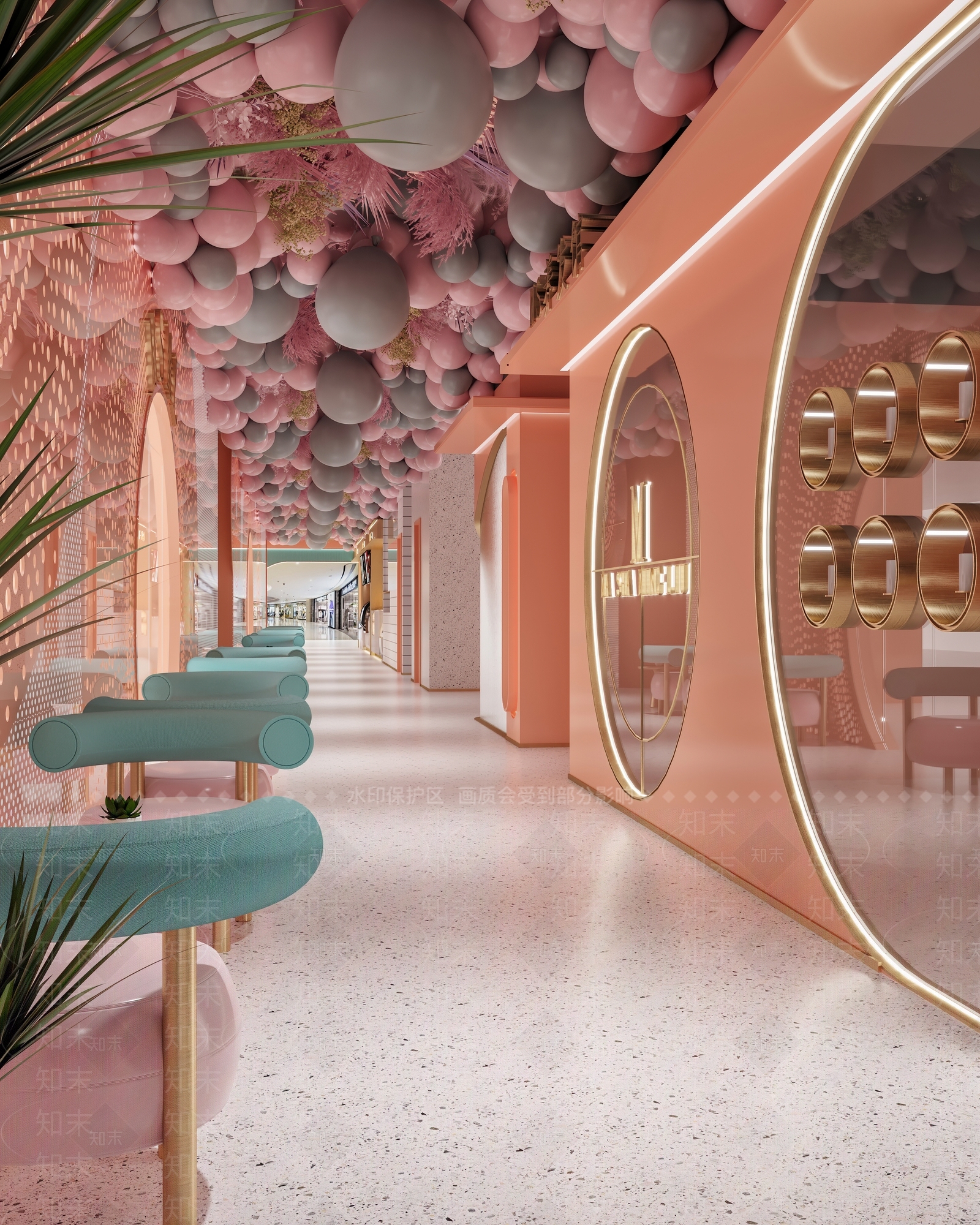 现代美甲美睫店3D模型下载【ID:1104777302】