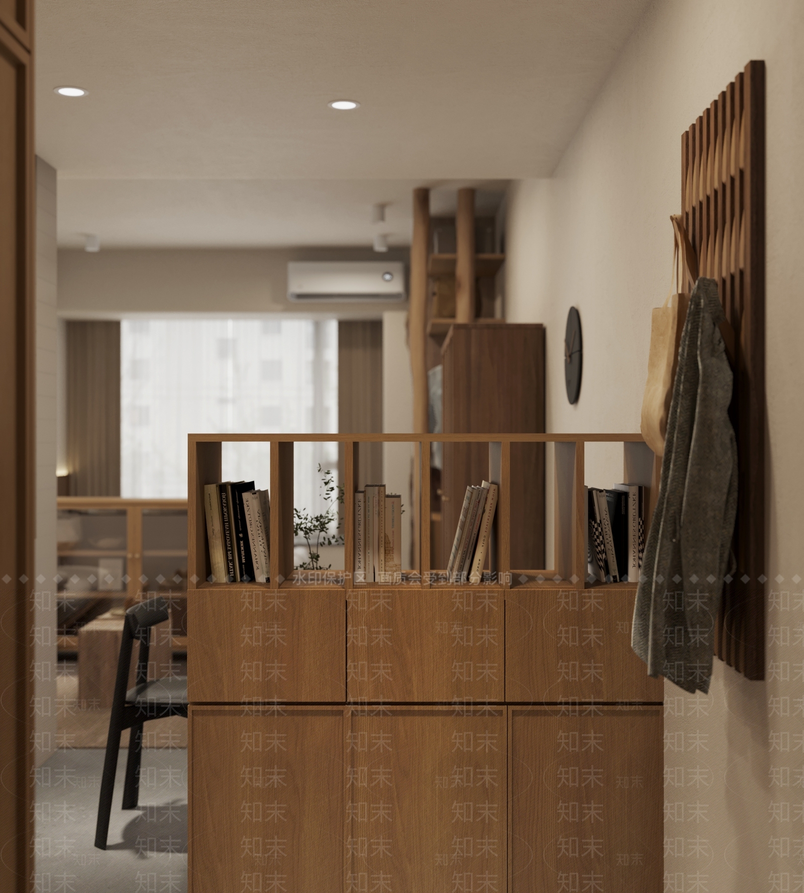 侘寂单身公寓3D模型下载【ID:1104779816】
