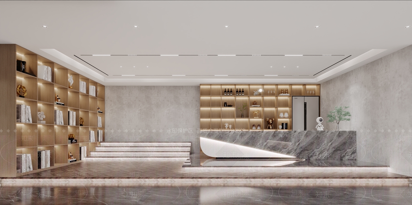 现代前台3D模型下载【ID:1104785229】