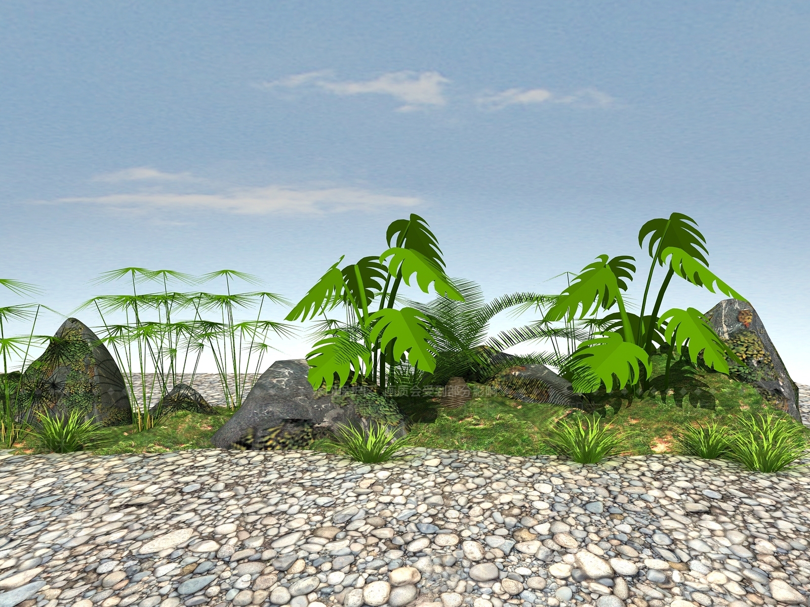 绿化植物3D模型下载【ID:1104785829】