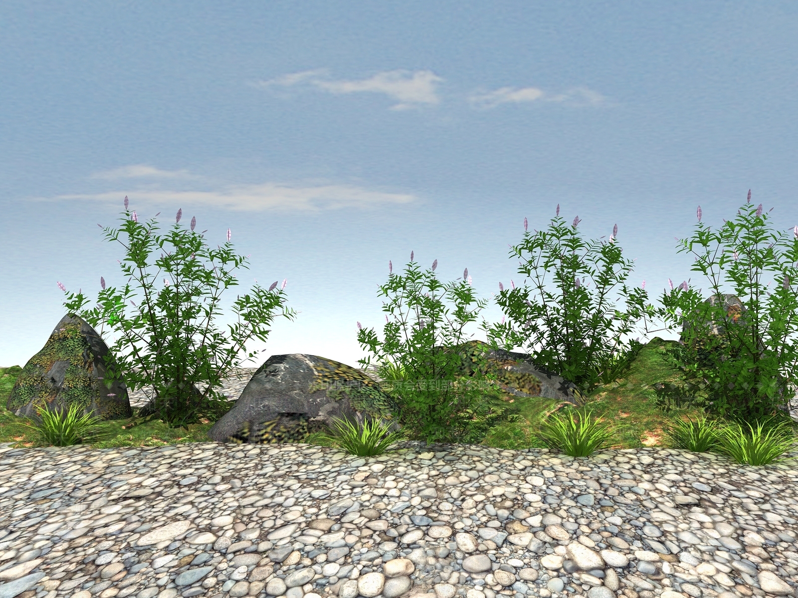花草组合3D模型下载【ID:1104785909】