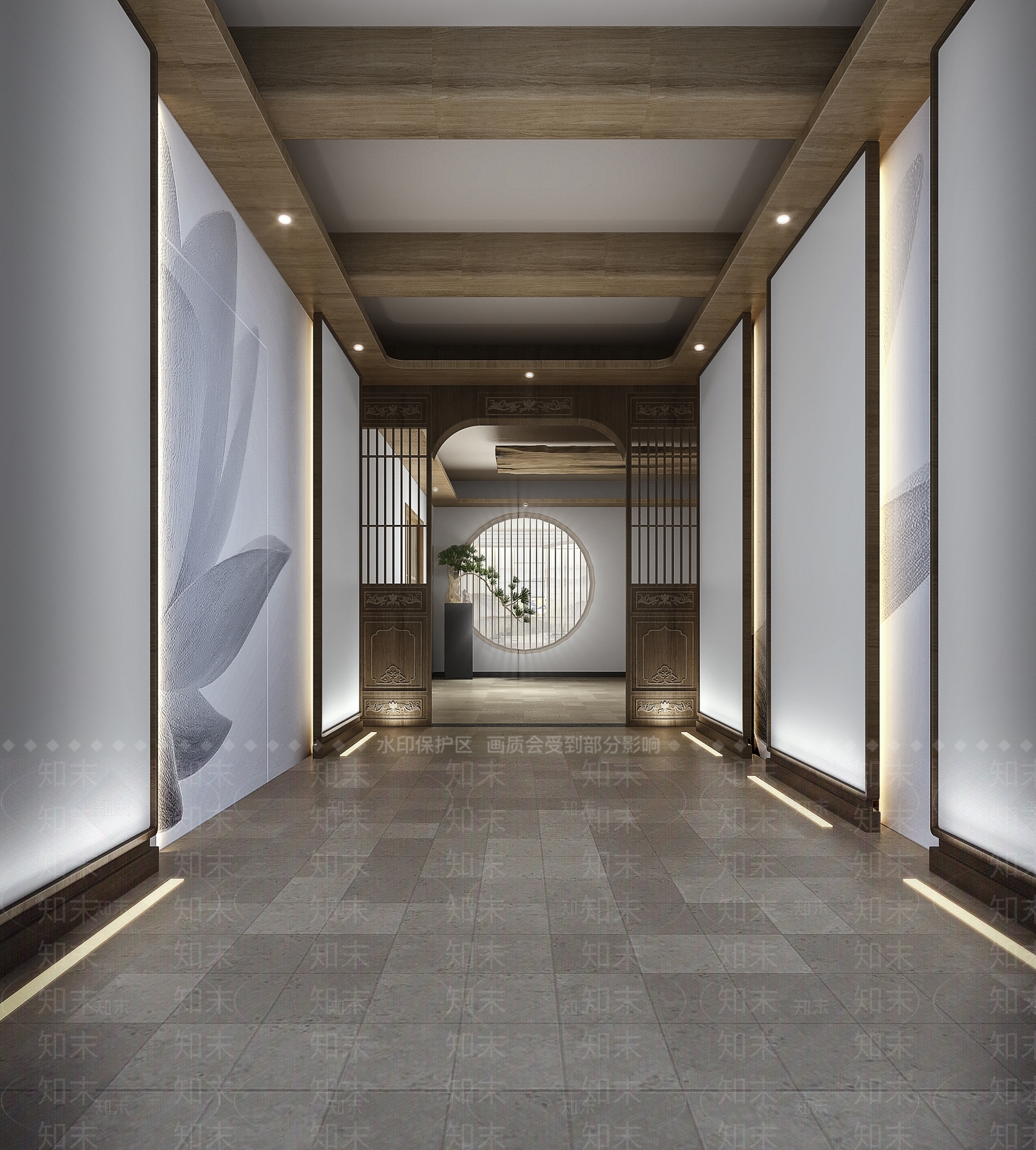新中式茶馆3D模型下载【ID:1104797745】