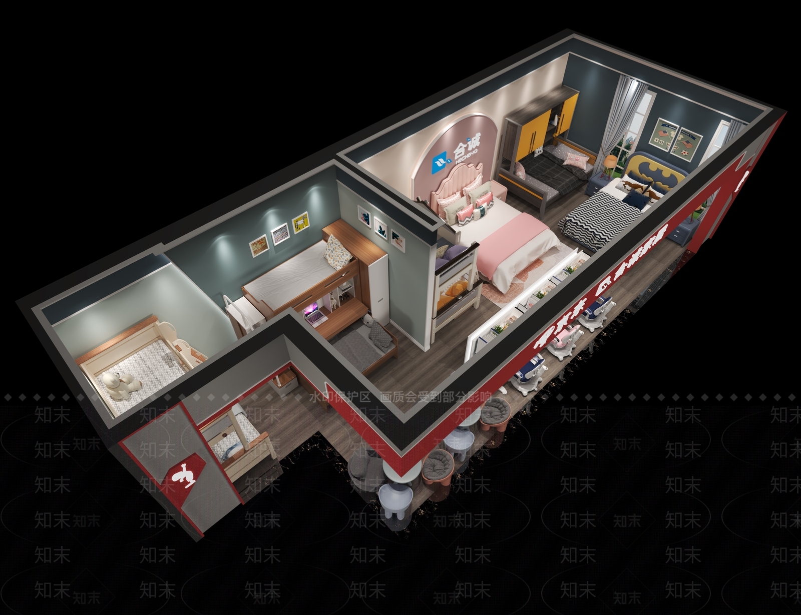 北欧家具展厅3D模型下载【ID:1104801985】