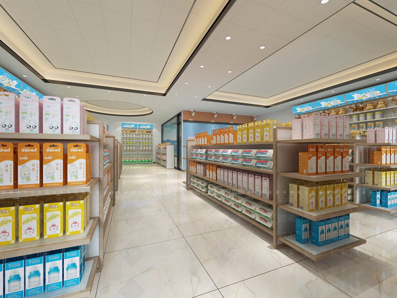 现代母婴店3D模型下载【ID:1104804295】