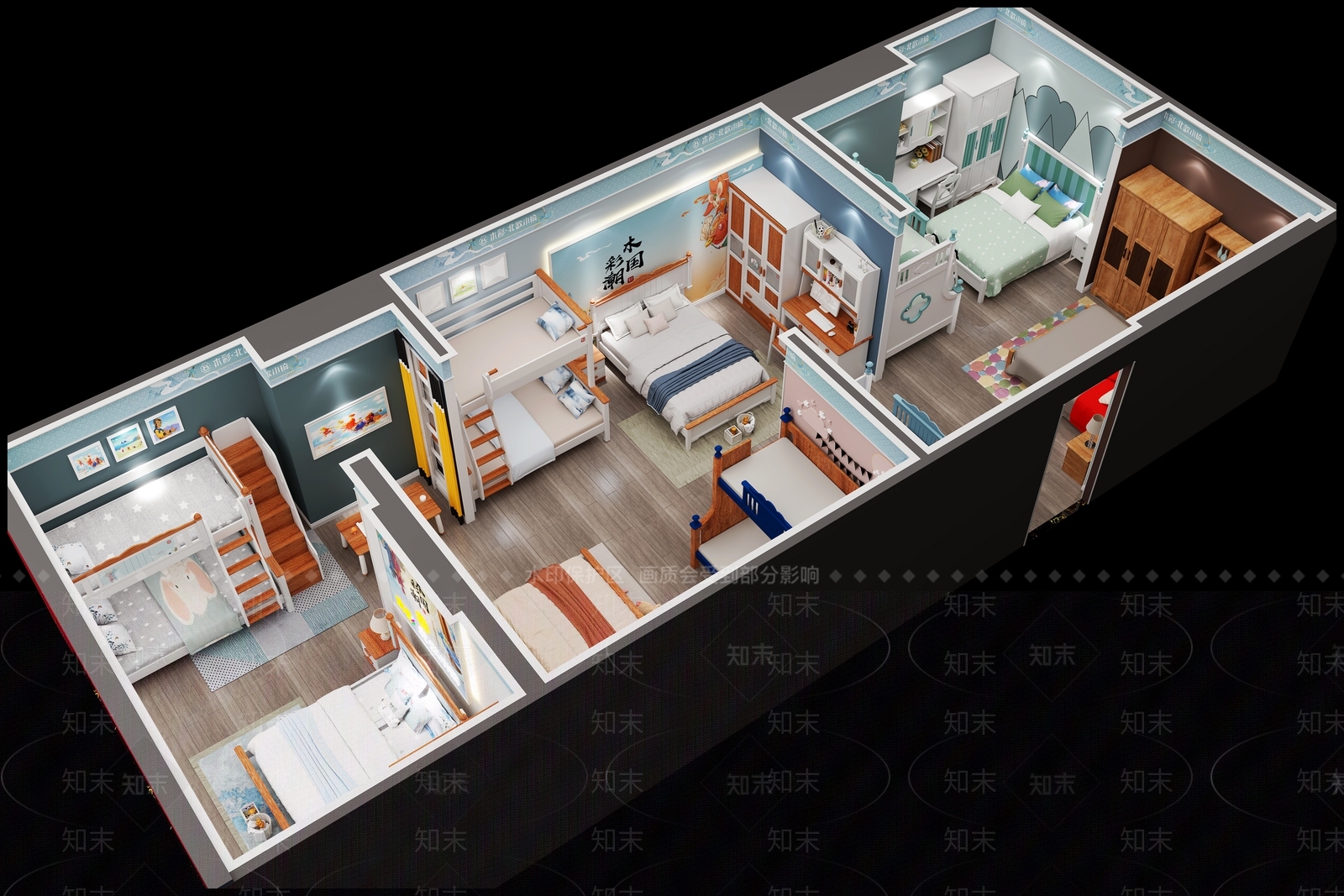 北欧家具展厅3D模型下载【ID:1104809421】