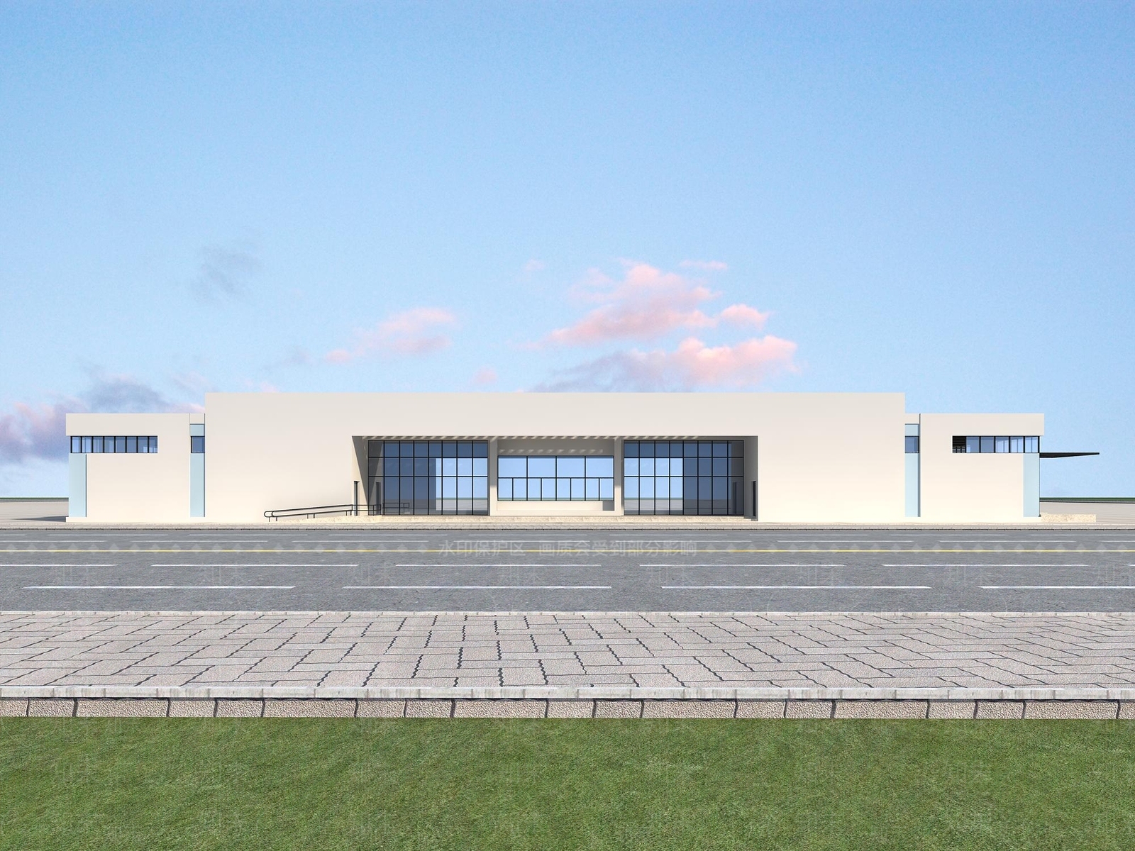 现代食堂3D模型下载【ID:1104812100】