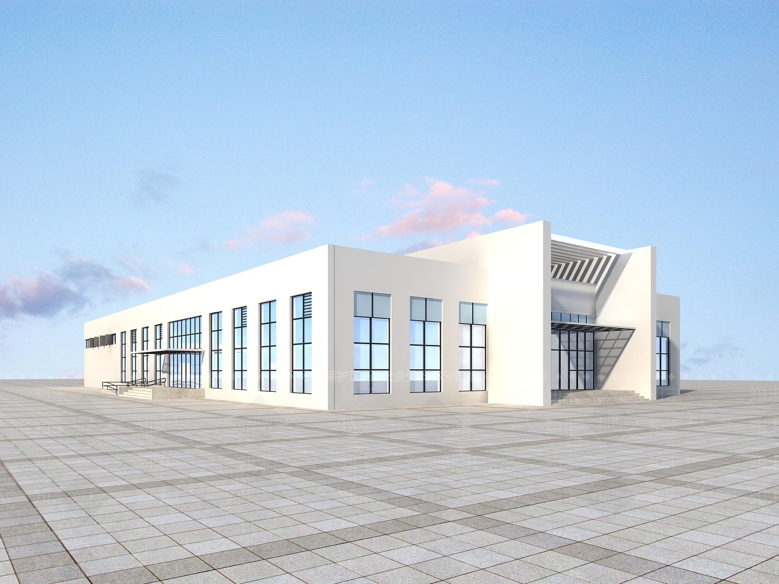 现代食堂3D模型下载【ID:1104812166】