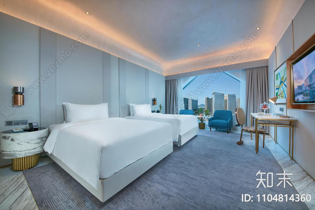 杭州滨江宝龙艺珺艺术酒店cad施工图下载【ID:1104814360】