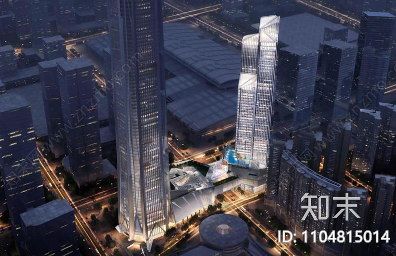 深圳柏悦酒店cad施工图下载【ID:1104815014】