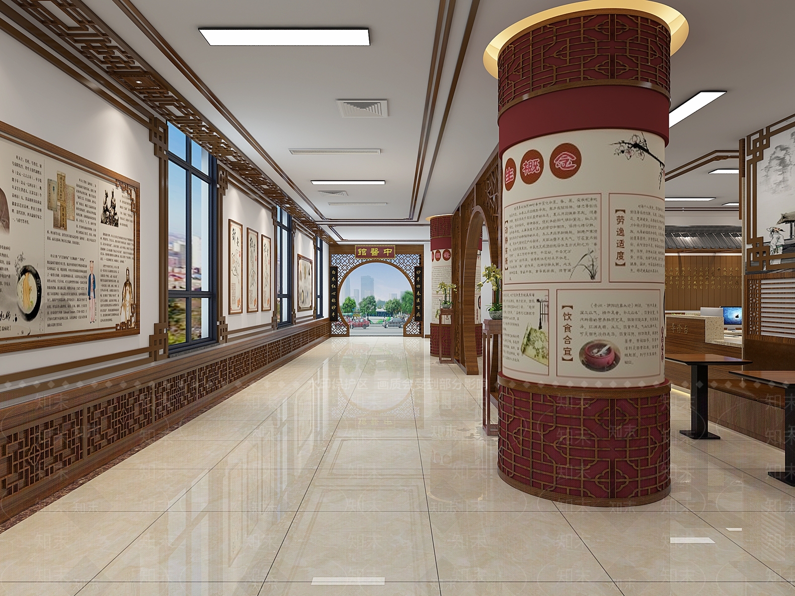 中式医院3D模型下载【ID:1104815926】